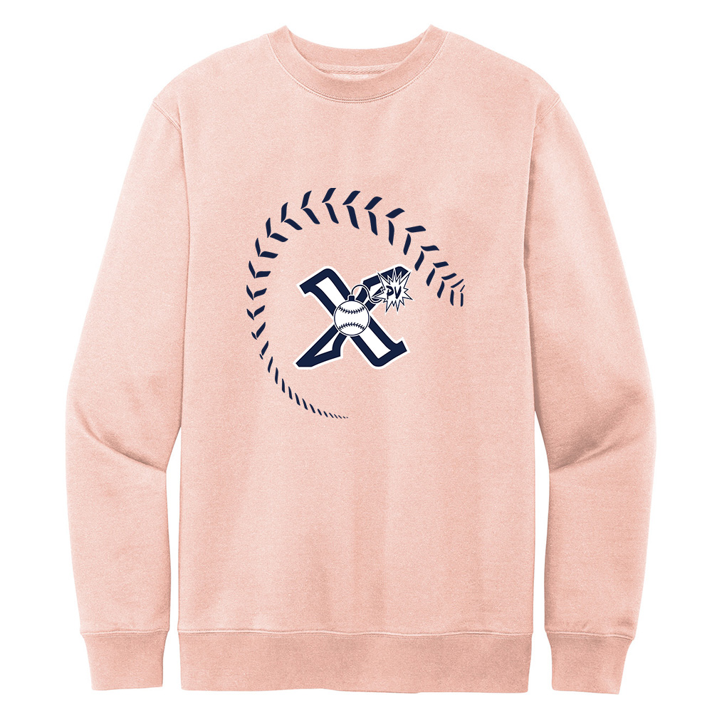 PV Xplosion Rah-Rah District V.I.T. Fleece Crew-Rosewater Pink