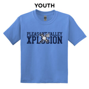 PV Xplosion Youth Short Sleeve Tee-Carolina Blue