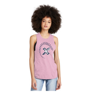 PV Xplosion District Women’s Perfect Tri Muscle Tank-Wisteria Heather