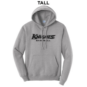 Knights Baseball Tall Fleece Hooded Sweatshirt-Athletic Heather