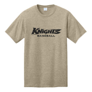 Knights Baseball Port Company Unisex CVC Tee-Desert Tan Heather