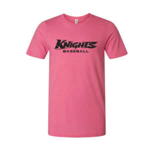 Knights Baseball Unisex Premium Short Sleeve Tee-Heather Charity Pink