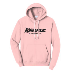 Knights Baseball Unisex  Classic Core weight Cozy Pullover Hooded Sweatshirt-Pale Blue