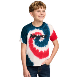 Knights Baseball YOUTH Essential Tie-Dye Tee-USA Rainbow