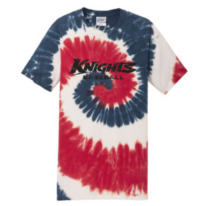 Knights Baseball Unisex Essential Tie-Dye Tee-USA Rainbow