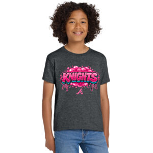 Knights Baseball Youth Short Sleeve Tee-Dark Heather