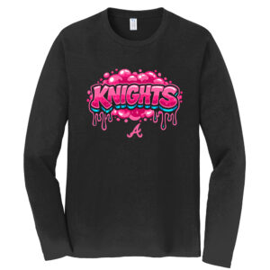 Knights Baseball Unisex Cotton Long Sleeve Fan Favorite Tee-Black