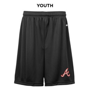 Knights Baseball Badger B-Core YOUTH 6 Inch Short-Black