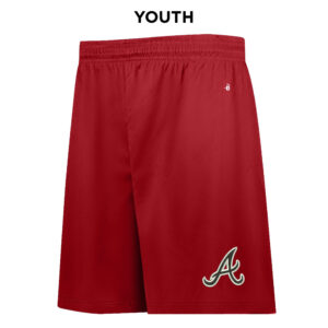 Knights Baseball Badger B-Core YOUTH 6 Inch Short-Red
