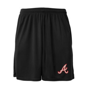 Knights Baseball A4 Cooling Shorts with Pockets-Black