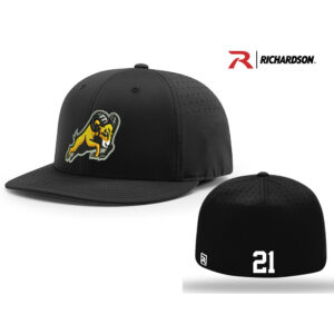 QCA Rams BB Richardson Pro Lite FlexFit Cap -Black