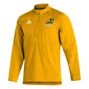 QCA Rams BB Adidas Team Sideline 21 long sleeve 1/4 zip pullover – Collegiate GOLD – Limited Edition colorway