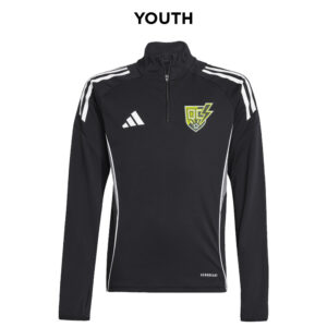 QC Strikers Soccer TIRO25 COMPETITION TRAINING TOP KIDS-Black/White