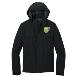 QC Strikers Soccer Port Authority Torrent Waterproof Jacket-Black
