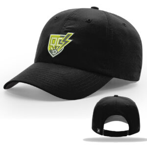QC Strikers Soccer Richardson Unstructured R-Active Lite Adjustable Cap-Black