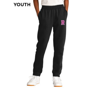 Rampage Baseball Youth Fleece Jogger-Black