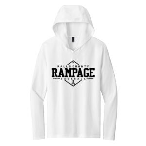 Rampage Baseball District Made Mens Perfect Tri Long Sleeve Hoodie-White