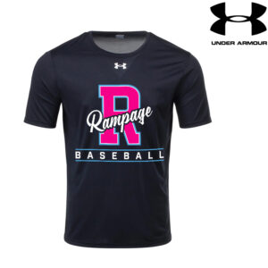 Rampage Baseball Under Armour short sleeve Men’s Team Tech Tee-Black