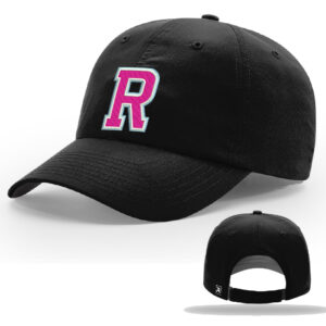 Rampage Baseball Richardson Unstructured R-Active Lite Adjustable Cap-Black