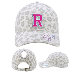 Rampage Baseball Infinity Her Women’s Garment-Washed Fashion Print Cap -Snow Leopard