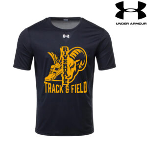 Riverdale Track Field Under Armour short sleeve Men’s Team Tech Tee-Black