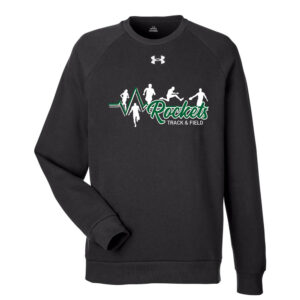 Rock Falls Track Field Under Armour UA Rival Fleece Crewneck Sweatshirt Adult-Black
