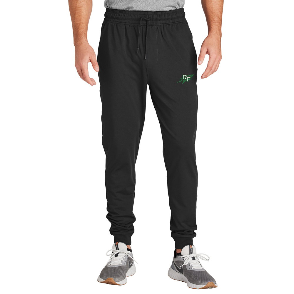 Rock Falls Track Field Sport-Tek Men Sport-Wick Stretch Jogger-Black
