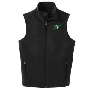 Rock Falls Track Field Men Port Authority Core Soft Shell Vest-Black