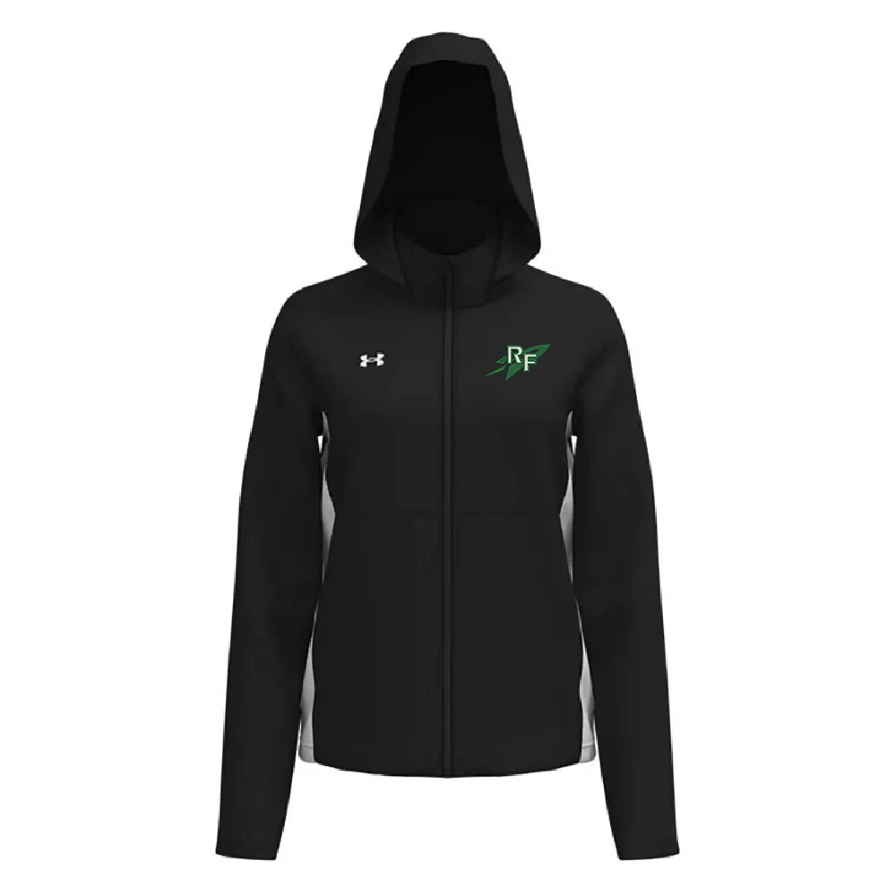 Rock Falls Track Field Under Armour Rival Stretch Woven Women's Jacket-Black