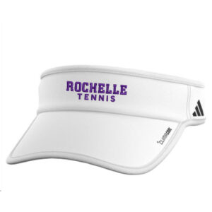 Rochelle Hubs Tennis Adidas Superlite 3Team Visor – White