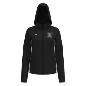 Rochelle Hubs Tennis Under Armour Rival Stretch Woven Women’s Jacket-Black/White