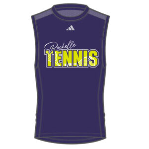 Rochelle Hubs Tennis adidas Men’s Techfit Sleeveless Tee- PURPLE