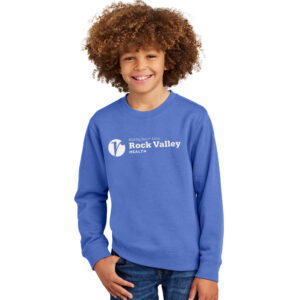 RV Health District YOUTH V.I.T. Fleece Crew-Royal Frost