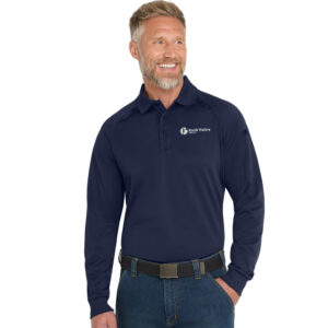 RV Health CornerStone Men – Select Long Sleeve Snag-Proof Tactical Polo-Dark Navy