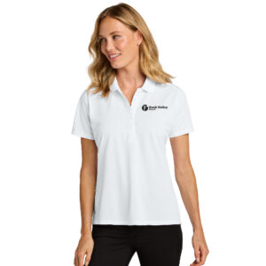 RV Health Port Authority Women’s Wearever Performance Pique Polo-White