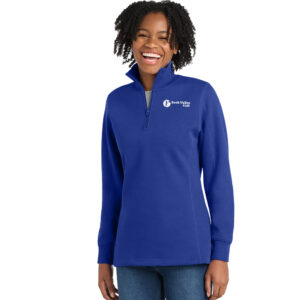 Rock Valley Kids Sport-Tek Ladies 1/4-Zip Sweatshirt-True Royal