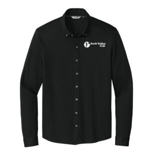 Rock Valley Kids OGIO Code Stretch Long Sleeve Button-Up Men-Blacktop