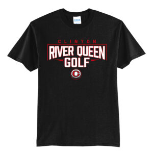River Queen Golf Unisex Short Sleeve Tee-Black