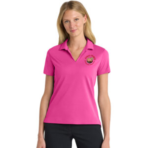 Rural Rumps Nike Ladies Dri Fit Micro Pique 2.0 Polo-Vivid Pink
