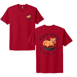 Rural Rumps Unisex Premium Short Sleeve Tee-Red