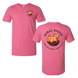 Rural Rumps Unisex Premium Short Sleeve Tee-Heather Charity Pink
