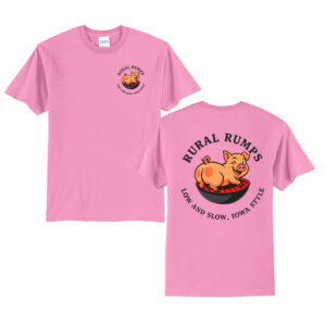 Rural Rumps Unisex Short Sleeve Tee-Candy Pink