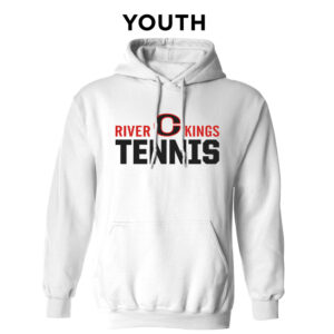 River King Tennis Youth Basic Hooded Sweatshirt-White