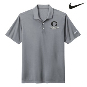 River King Tennis Nike Dri Fit Men Micro Pique 2.0 Polo-Cool Grey