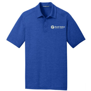 Rock Valley PT Port Authority Men Digi Heather Performance Polo-True Royal