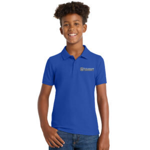 Schlarman Academy Port Authority Youth Core Classic Pique Polo-Royal