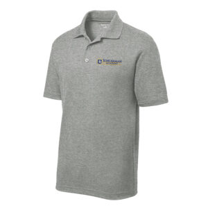 Schlarman Academy Sport-Tek PosiCharge RacerMesh Polo Men-Grey heather