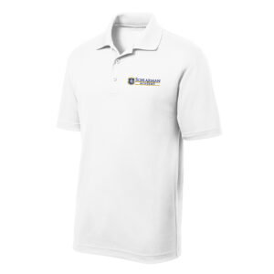 Schlarman Academy Sport-Tek PosiCharge RacerMesh Polo Men-White