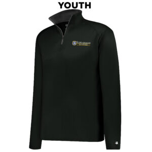 Schlarman Academy B-Core 1/4 Zip YOUTH-Black/Graphite