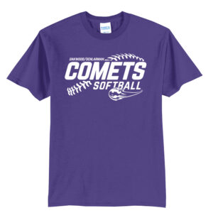 Schlarman Coments Unisex Basic Short Sleeve Tee-Purple